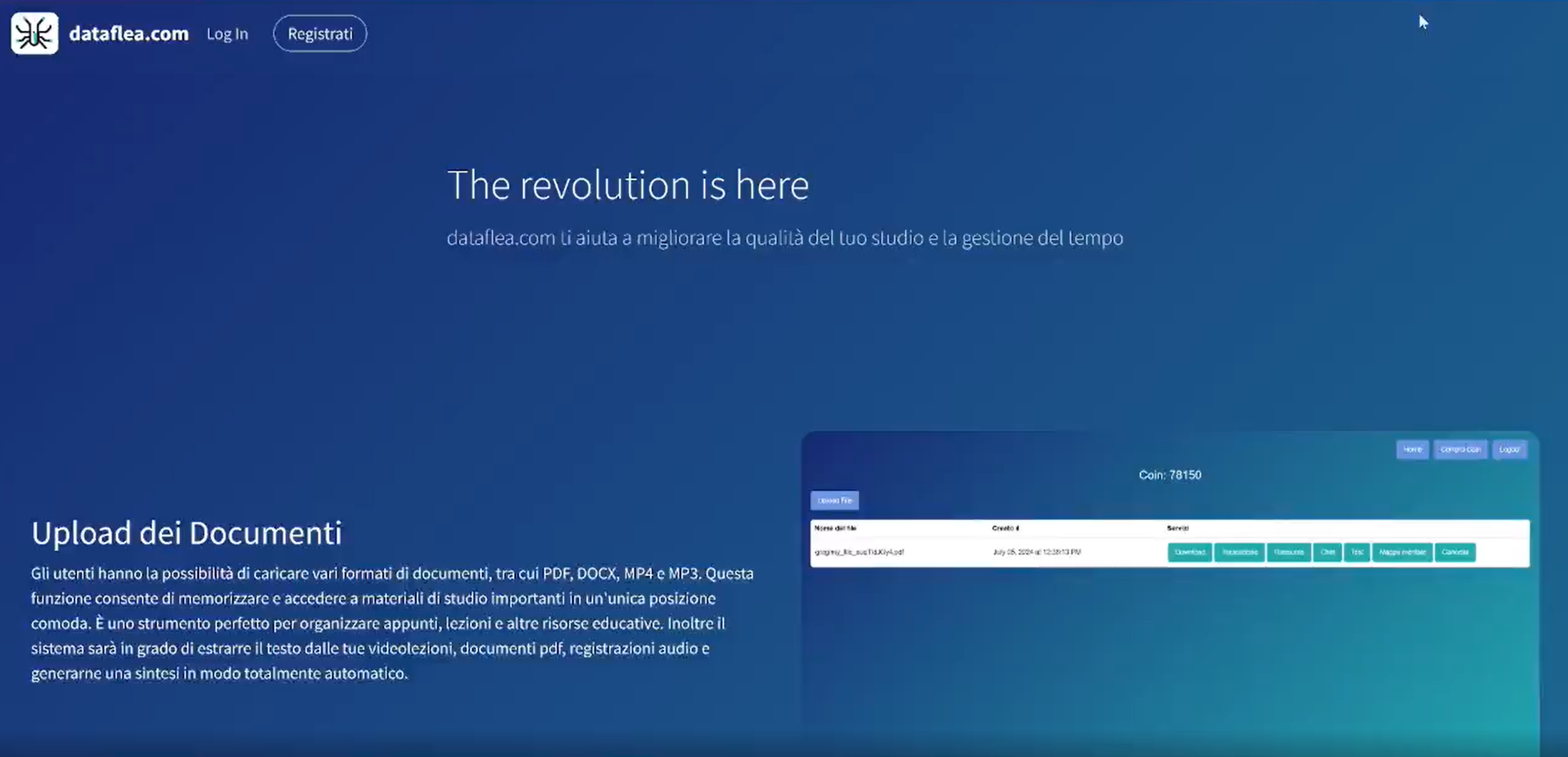 Dataflea - A GenAI platform for students